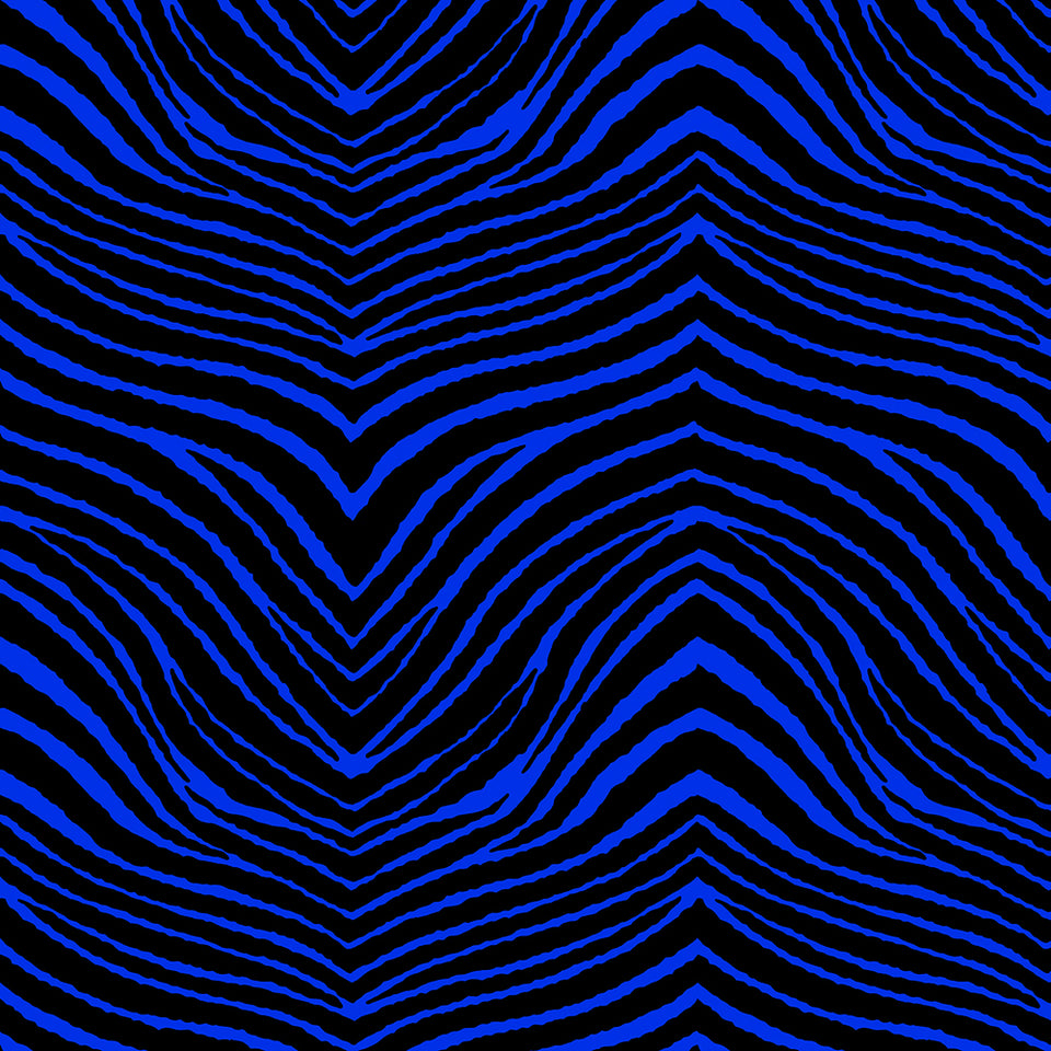 Sweet Zebra - Blue Wallpaper