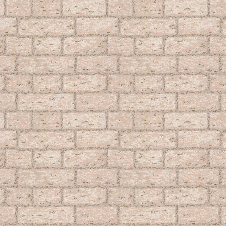 Masonry - Oatmeal Wallpaper