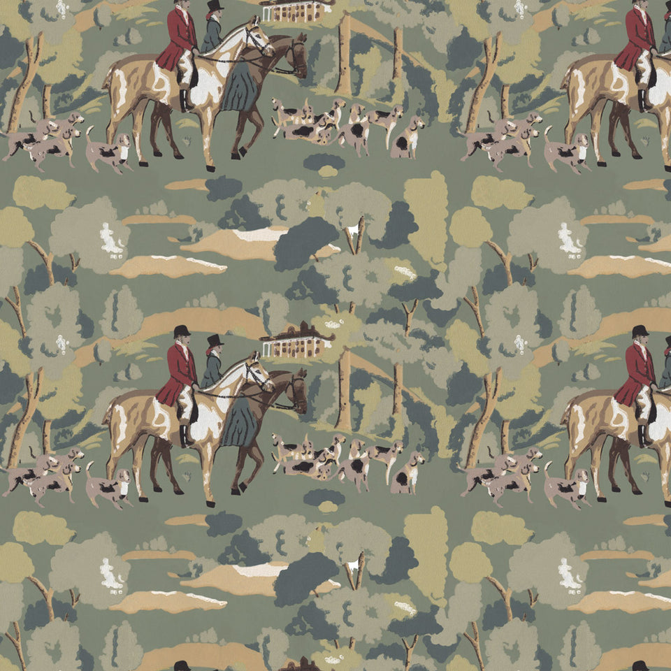 Fox Hunt Wallpaper