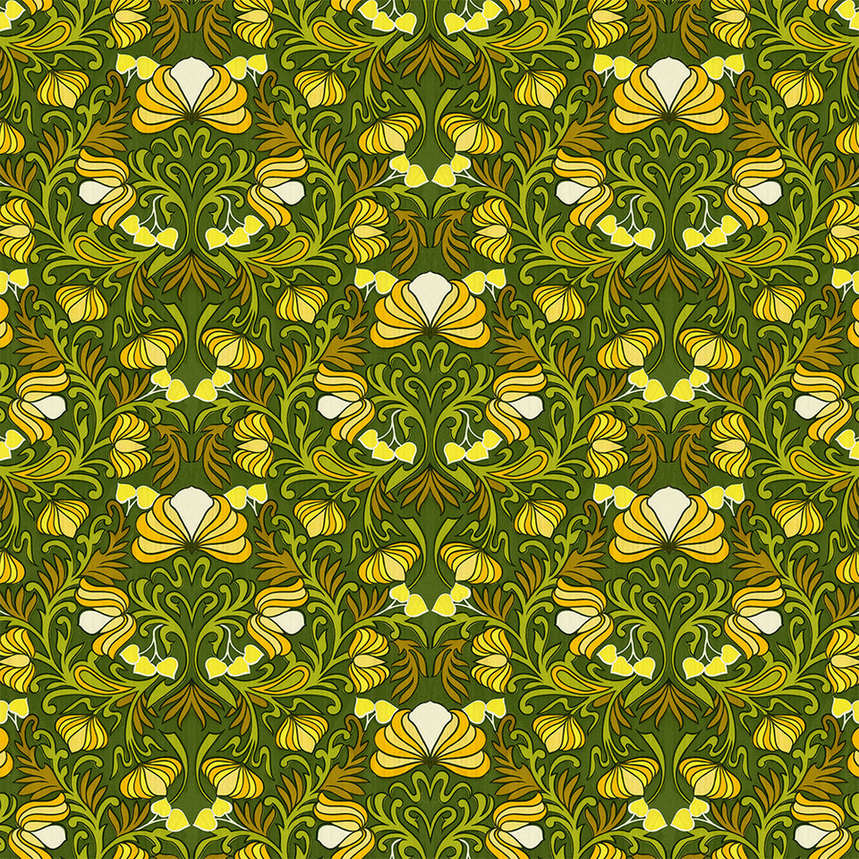 Gardenia - Green Wallpaper