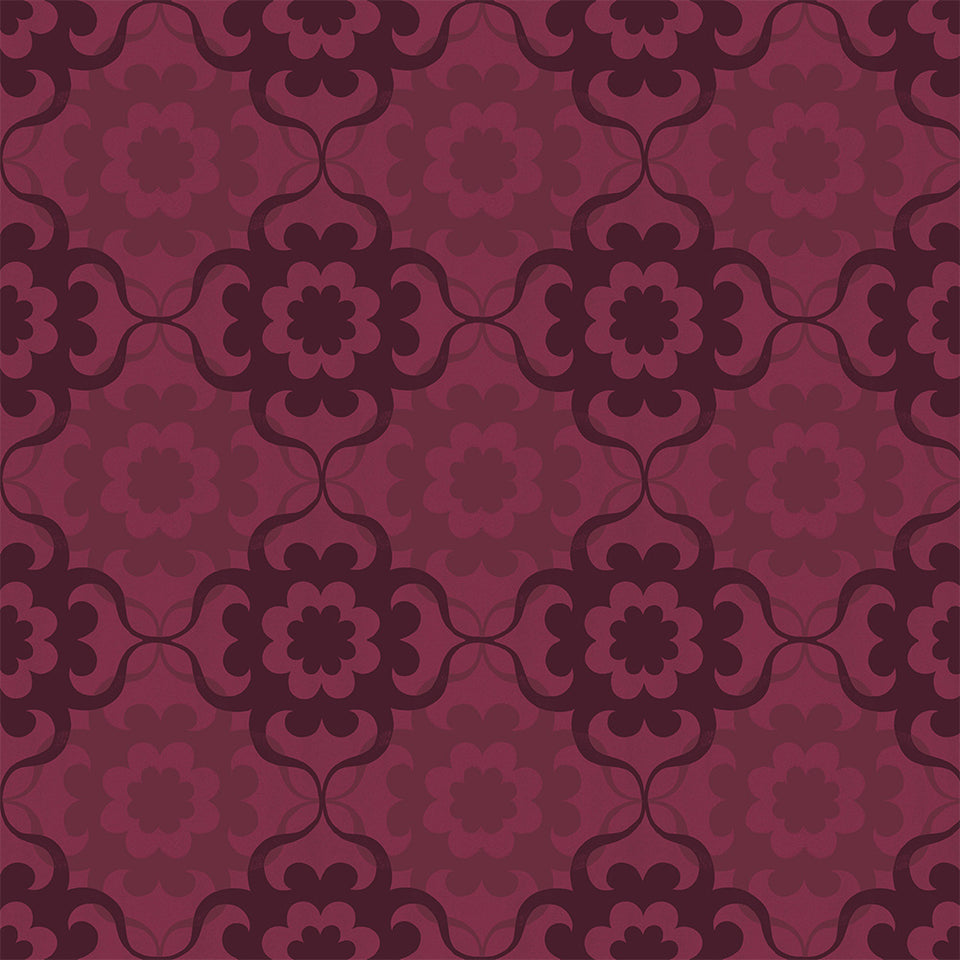 Disco Weave - Burgundy Wallpaper