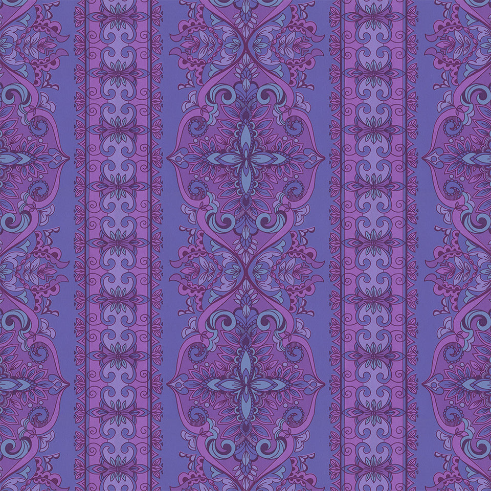 Karen - Plum Wallpaper
