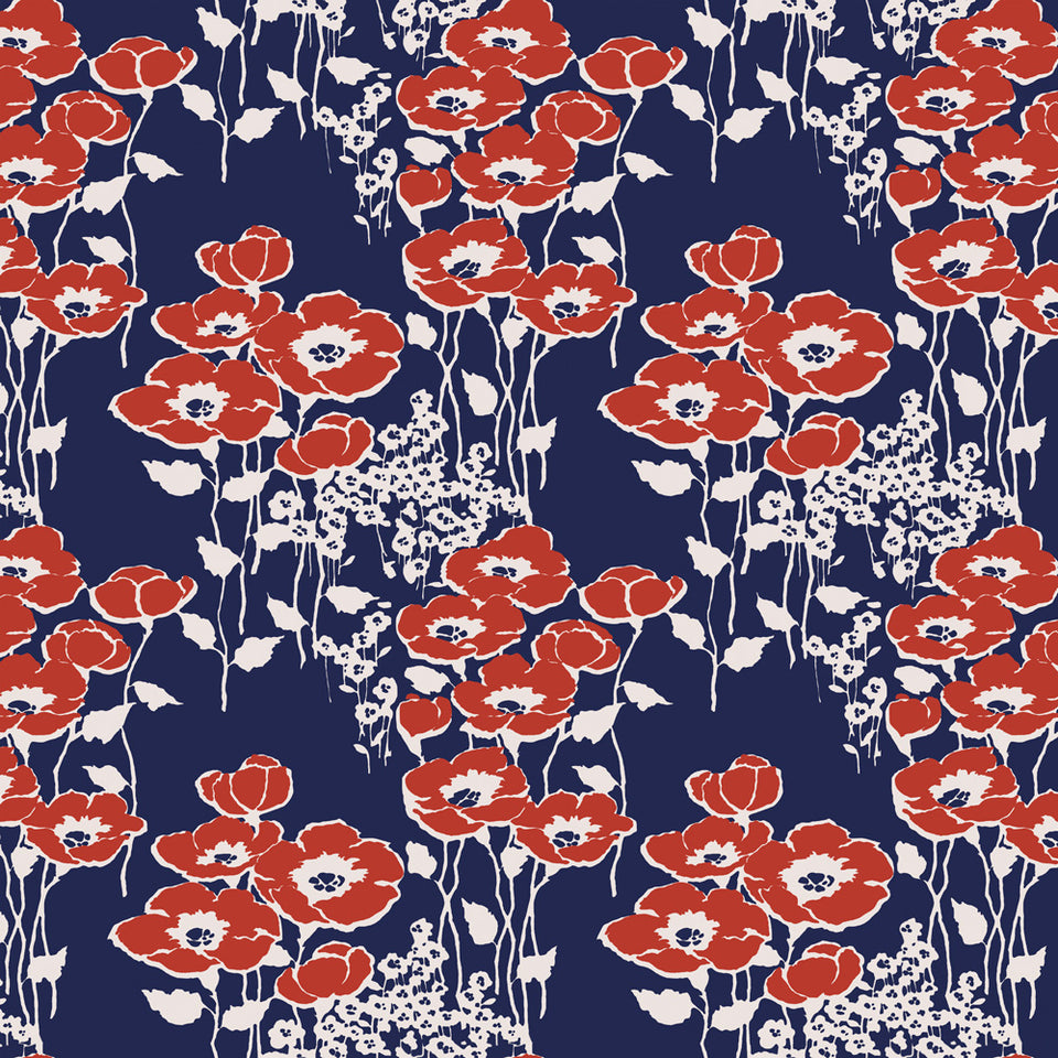 Poppy Fields Wallpaper
