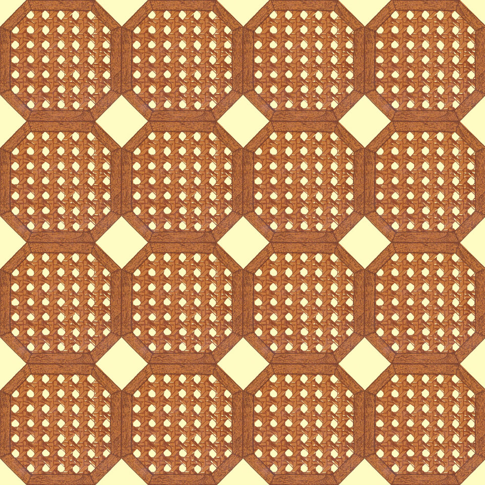 Wicker Octagons Wallpaper