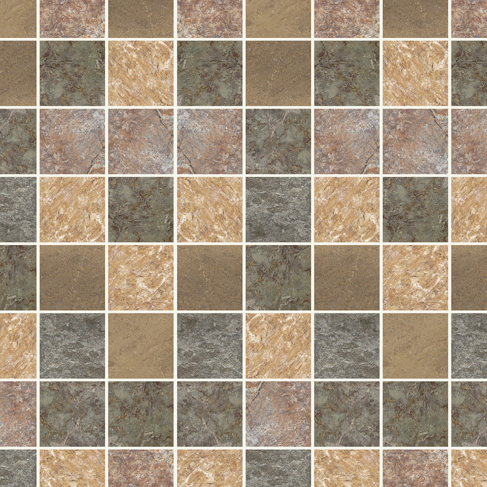 Multicolored Stone Tile Wallpaper