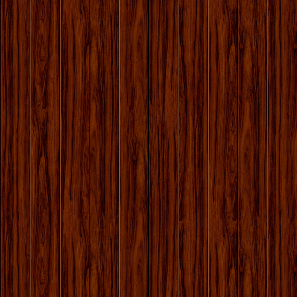 Dark Wood Faux Paneling Wallpaper