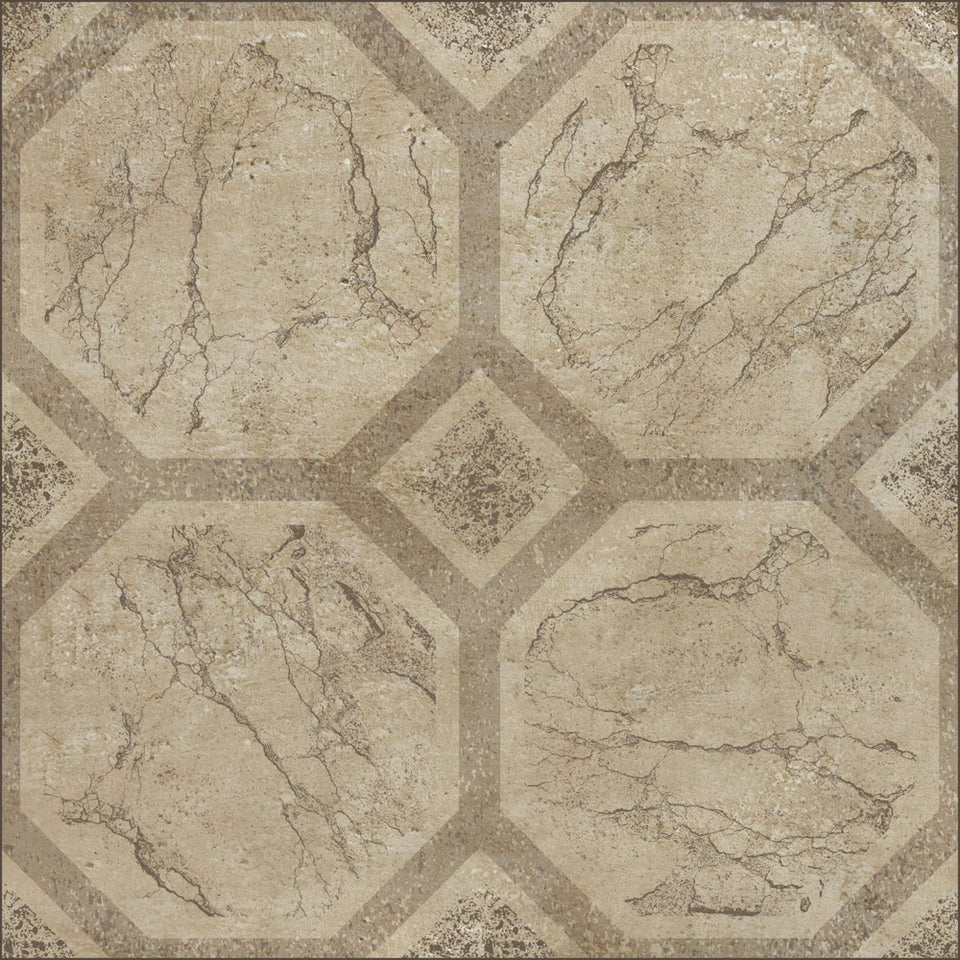 Octagon Tile Flooring Wallpaper