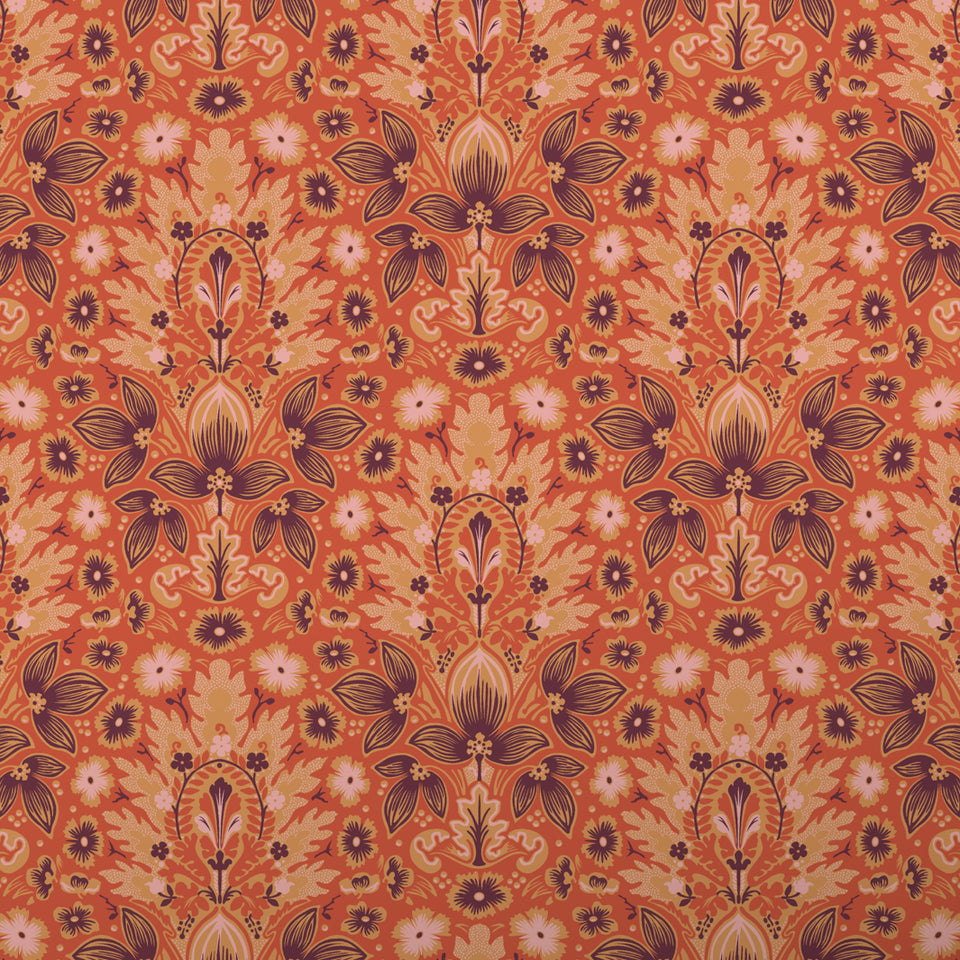 Victoria Wallpaper - Coral