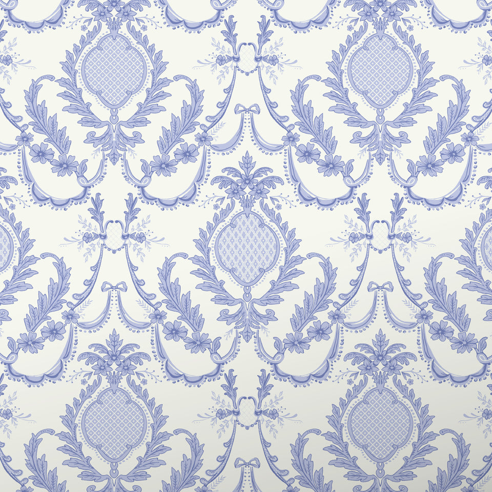 Allure Wallpaper - Cornflower