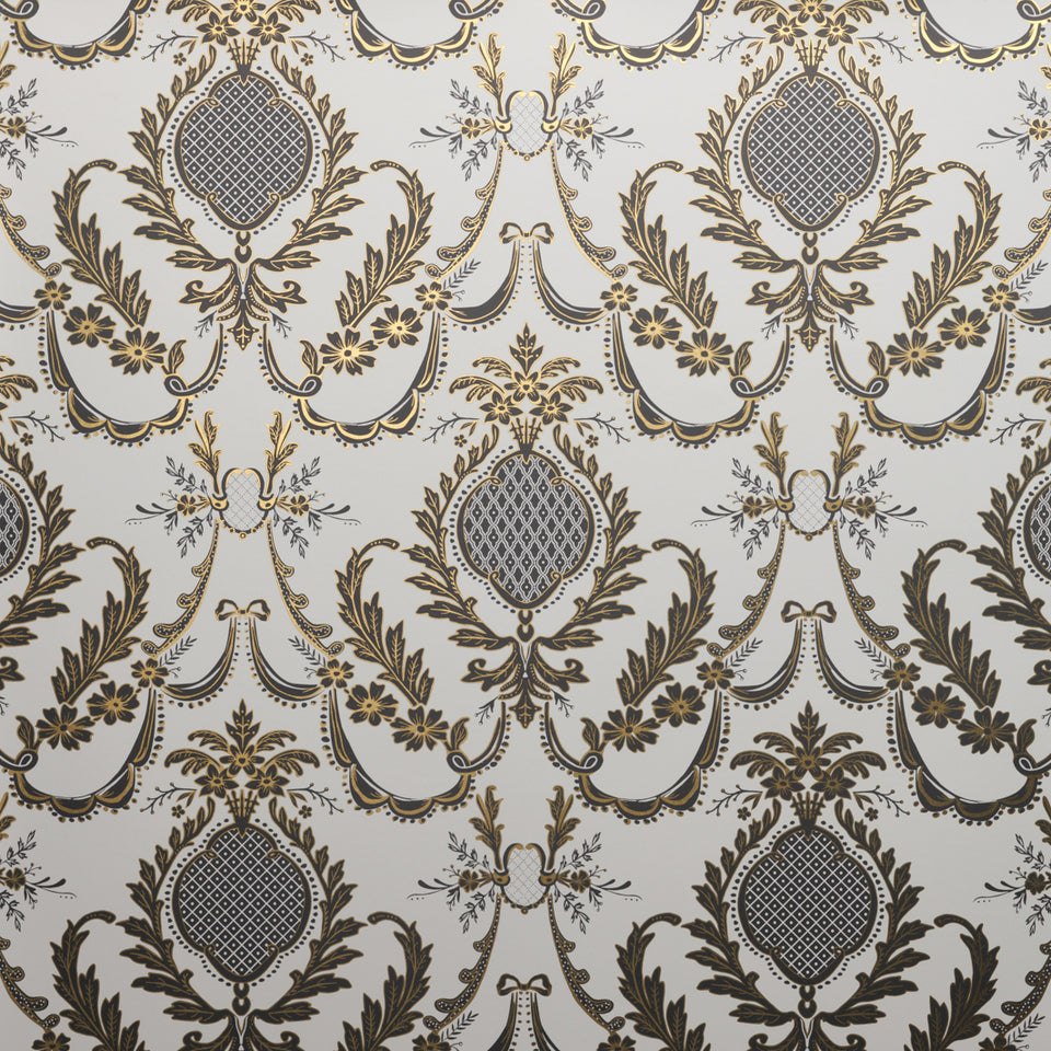 Allure Wallpaper - Gold and Cream