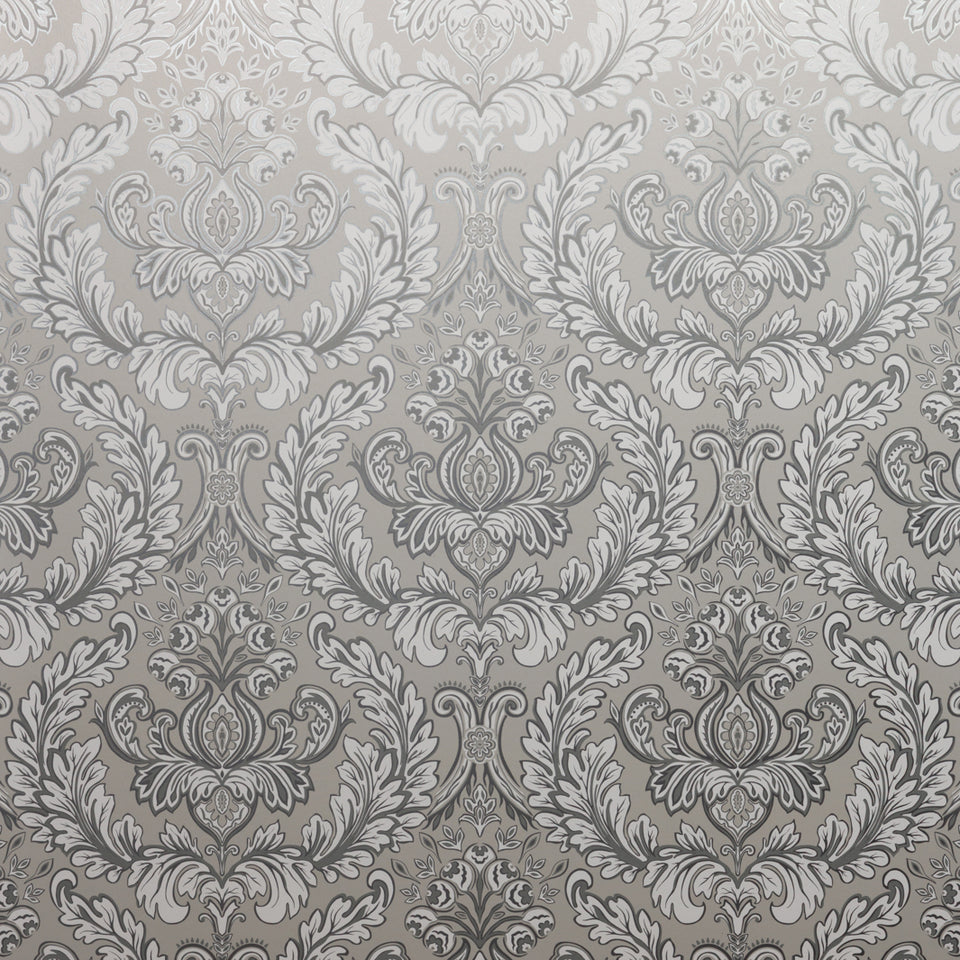 Heritage Wallpaper - Antique Silver