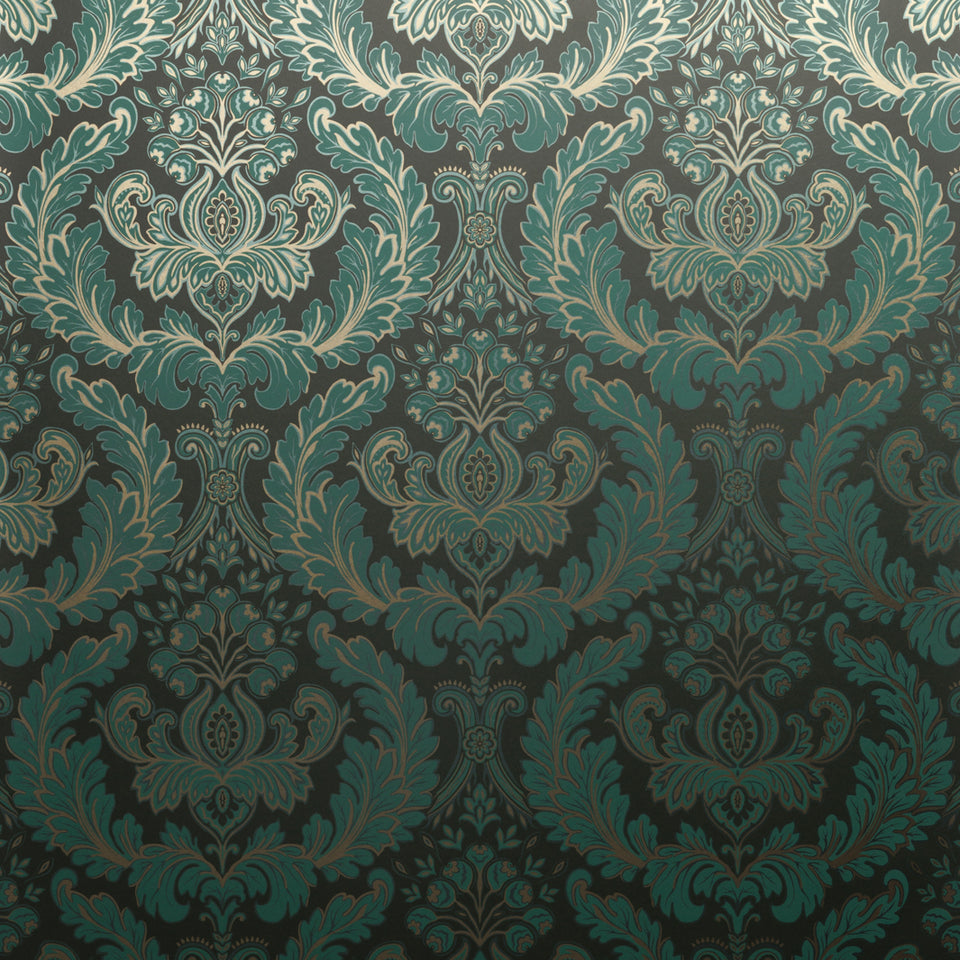 Heritage Wallpaper - Emerald