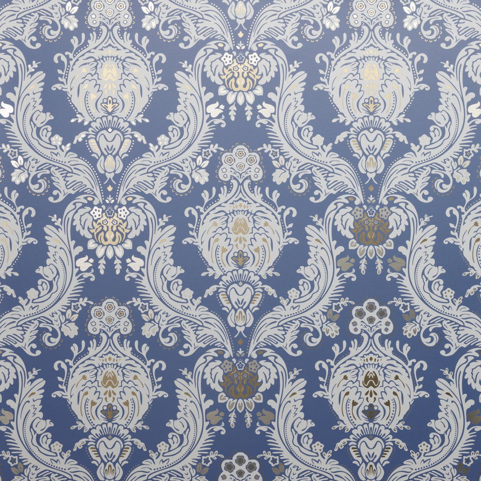 Heirloom Wallpaper - Estate Blue