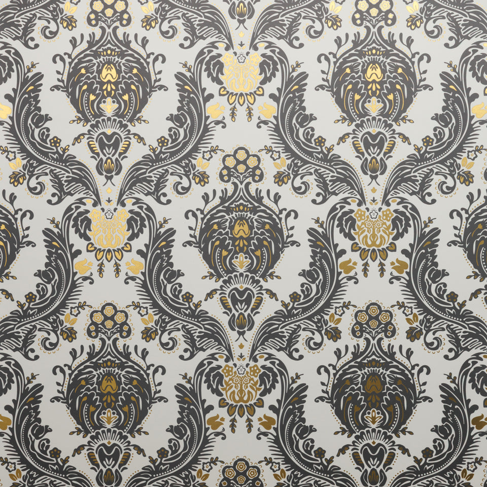 Heirloom Wallpaper - Gold and Cream