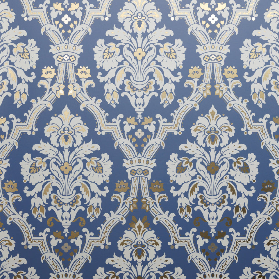 Empire Wallpaper - Estate Blue
