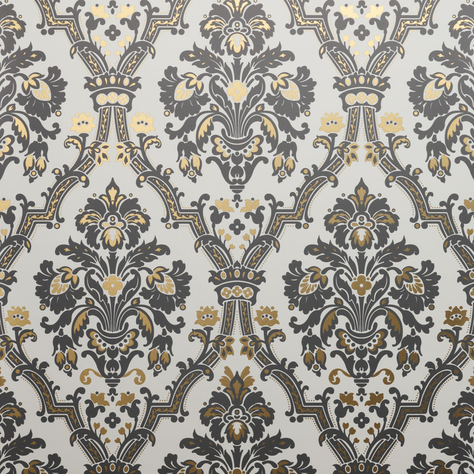 Empire Wallpaper - Gold and Cream