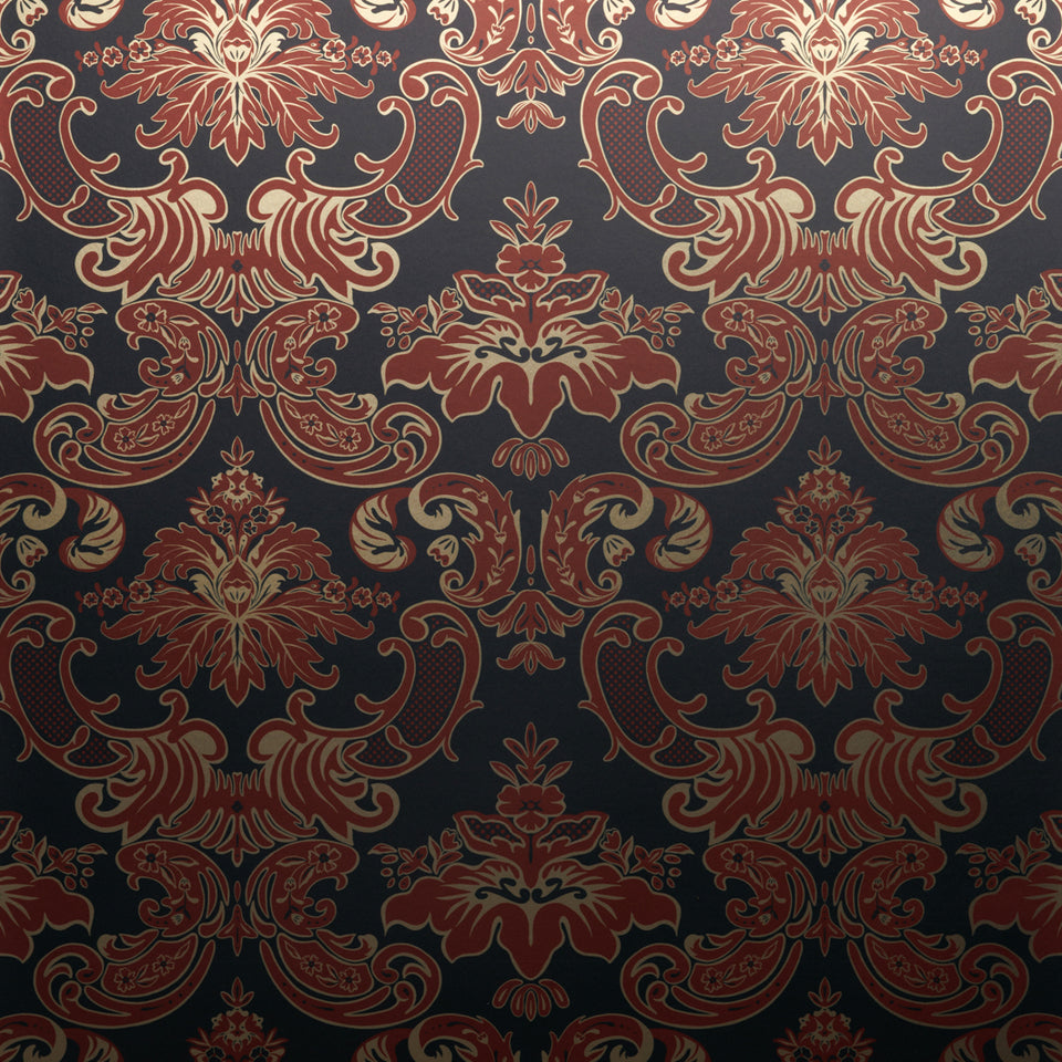 Madison Wallpaper - Bordeaux