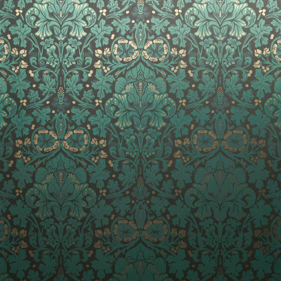 Tapestry Wallpaper - Emerald