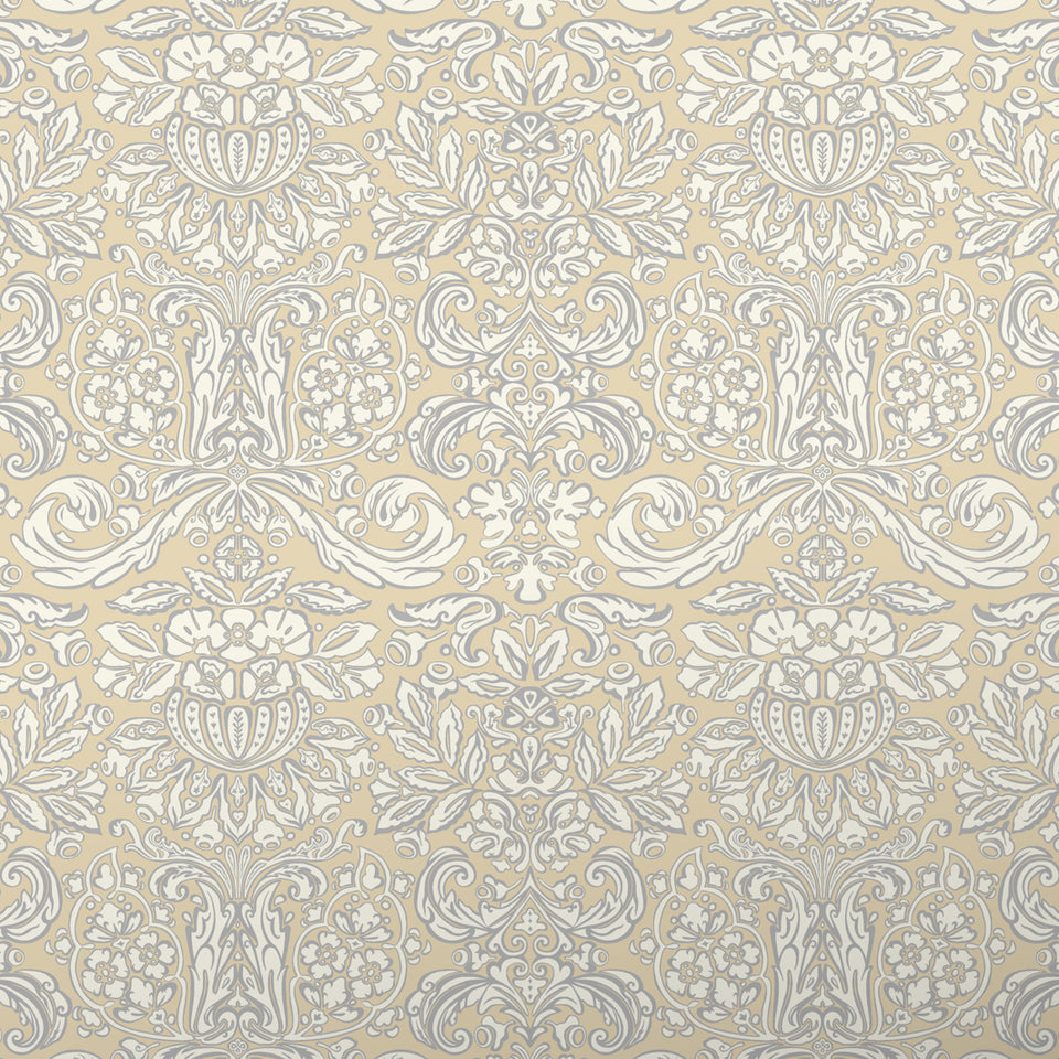 Urbana Wallpaper - Butter