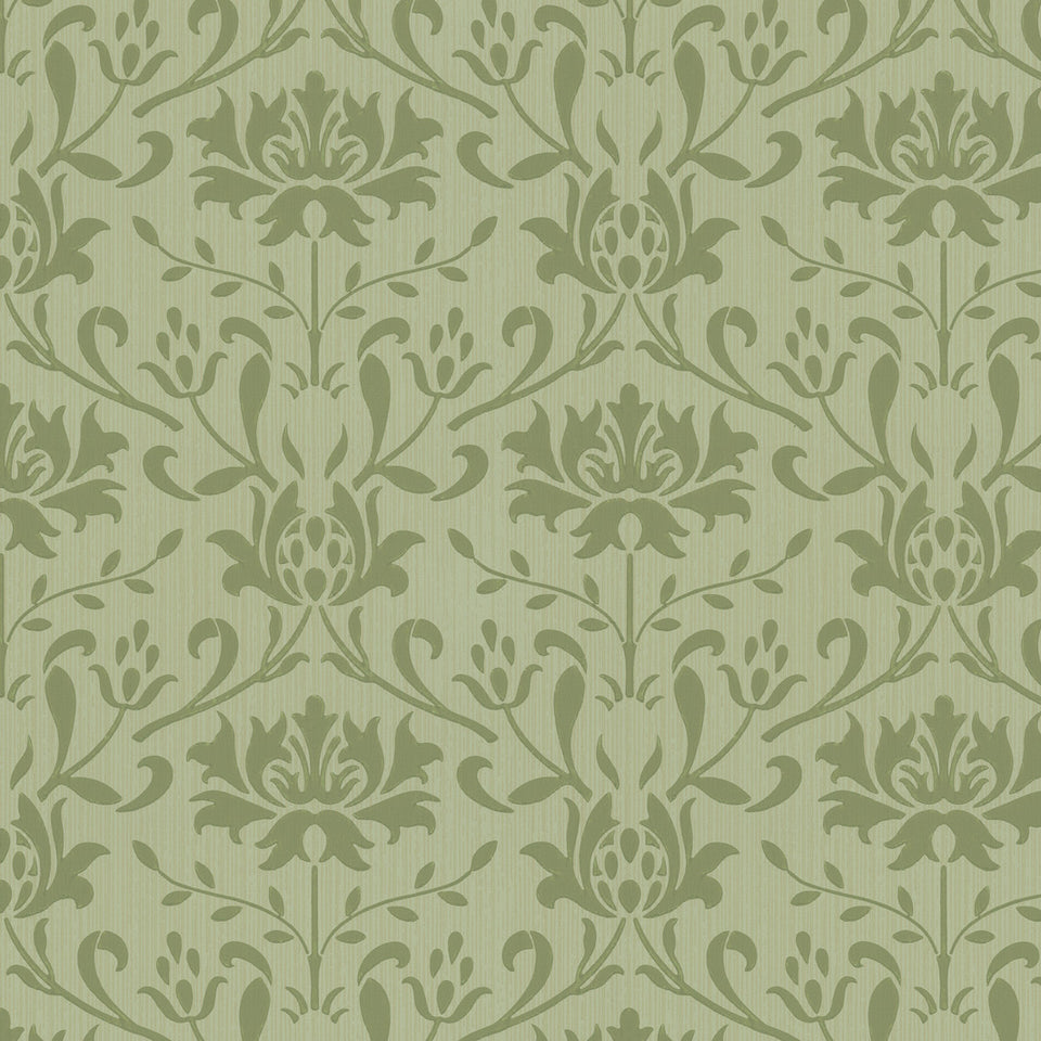 Imperial Mum Damask Wallpaper