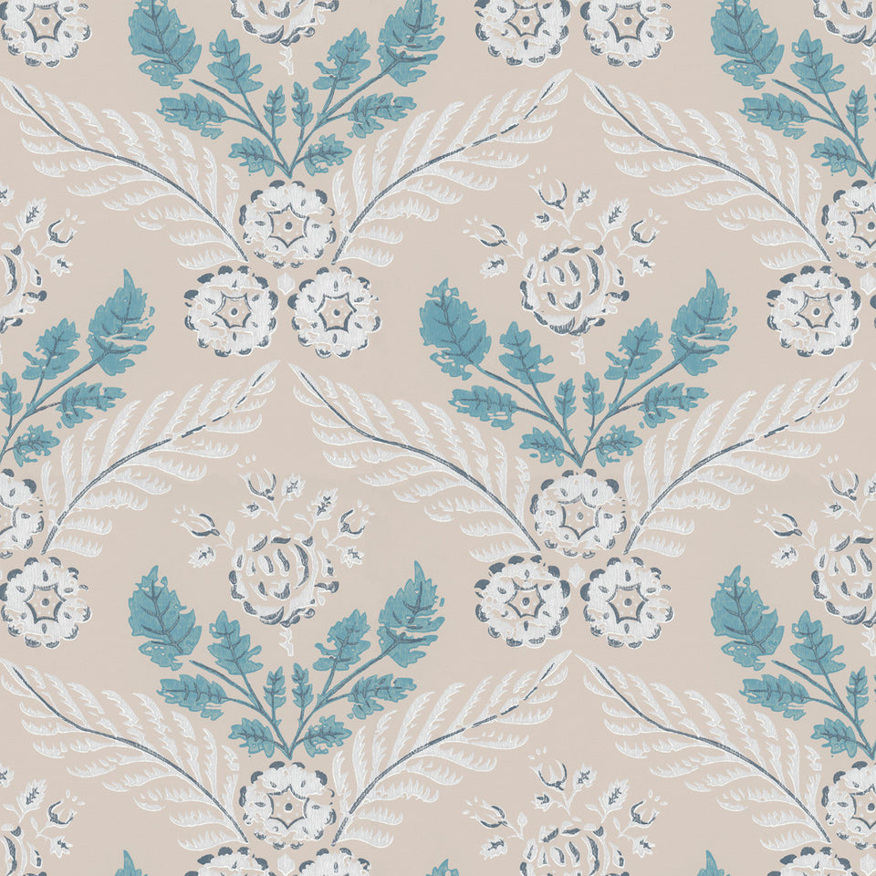 Edgartown Floral Wallpaper - Ecru
