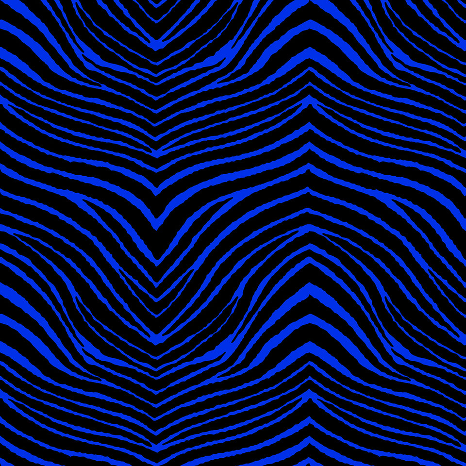 Sweet Zebra - Blue Wallpaper