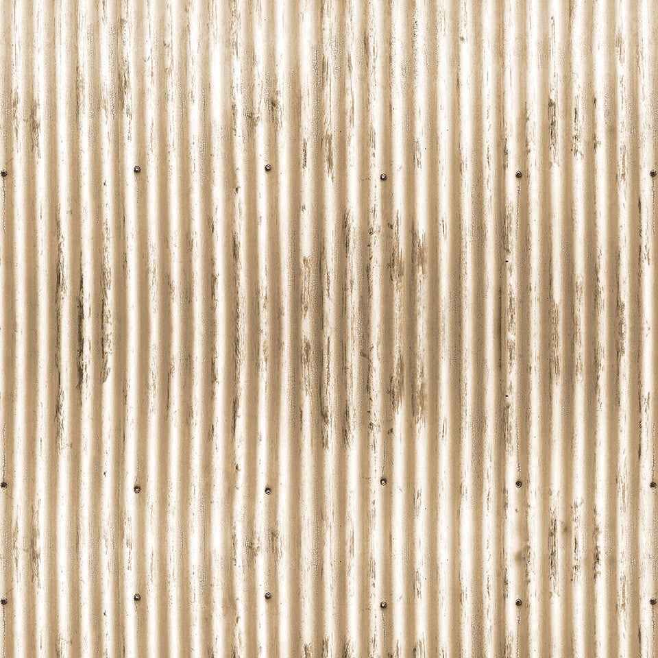 Corrugated - Beige Mural