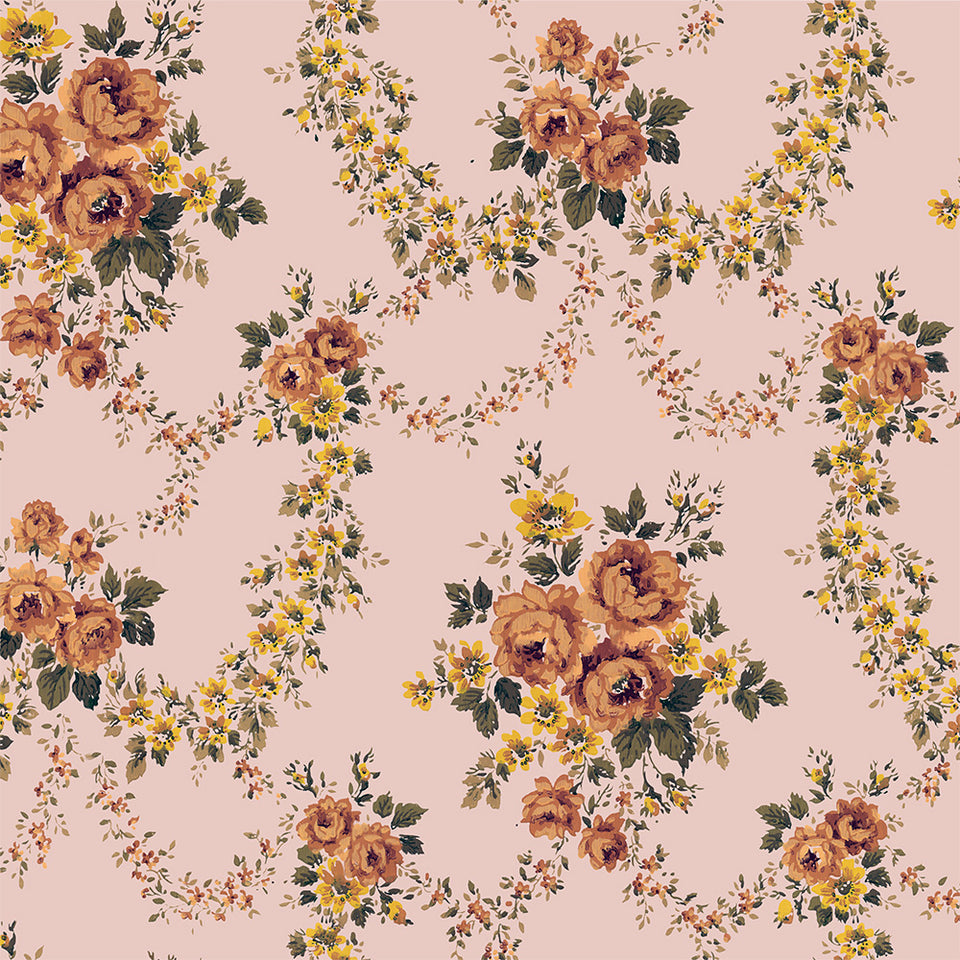 Tallulah - Peach Wallpaper
