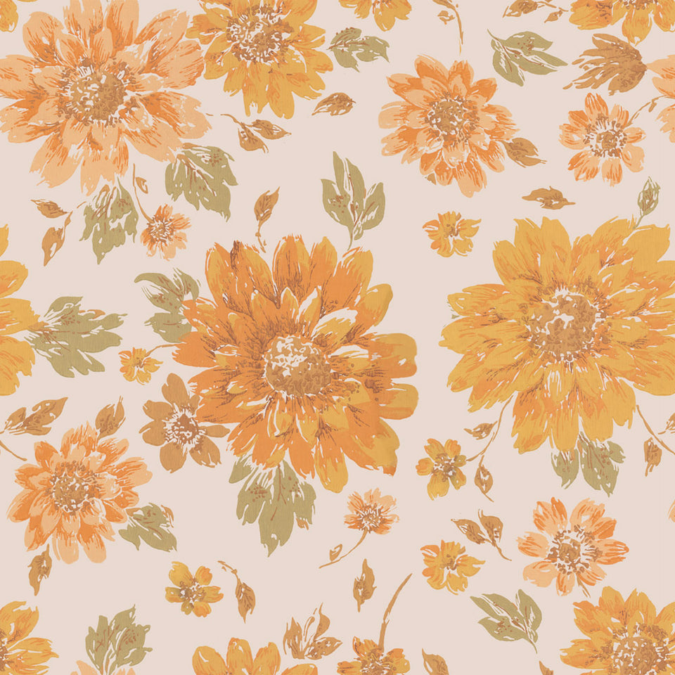 Harvest Blooms Wallpaper