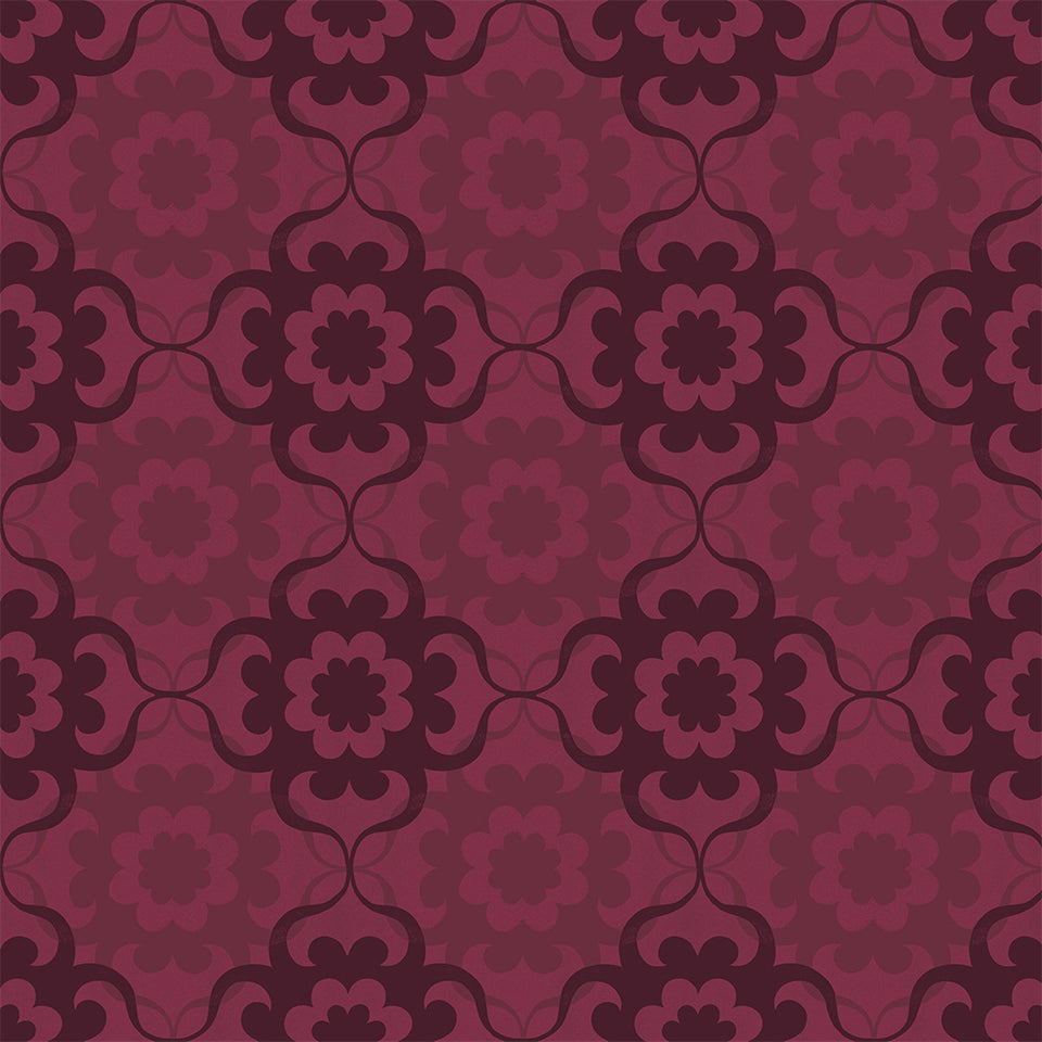 Disco Weave - Burgundy Wallpaper