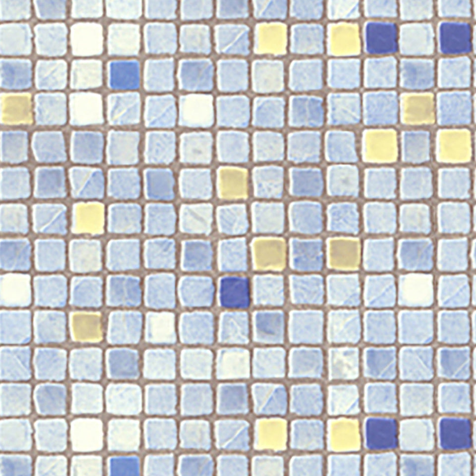 Light Blue Mosaic Tile Wallpaper