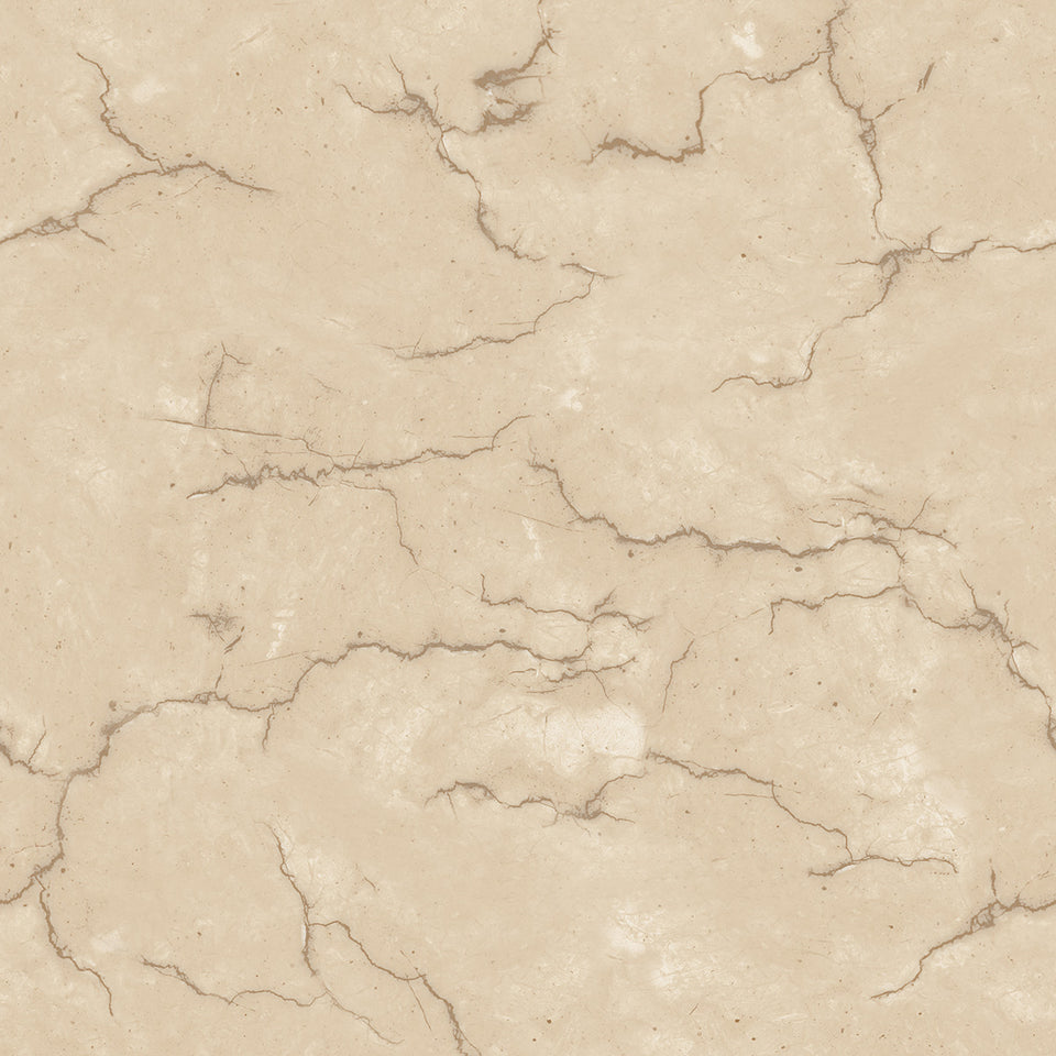 Ivory Cracked Stone Tile Wallpaper