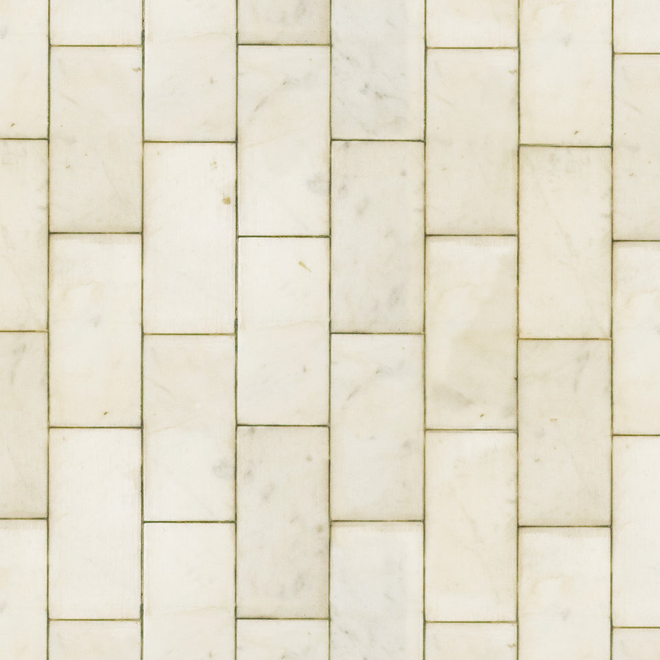 Ivory Vertical Tile Wallpaper