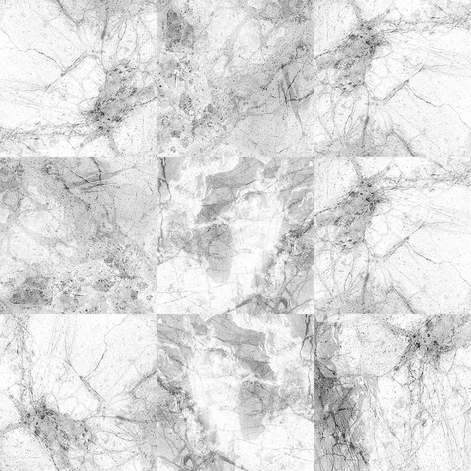 White Marble Tile Wallpaper