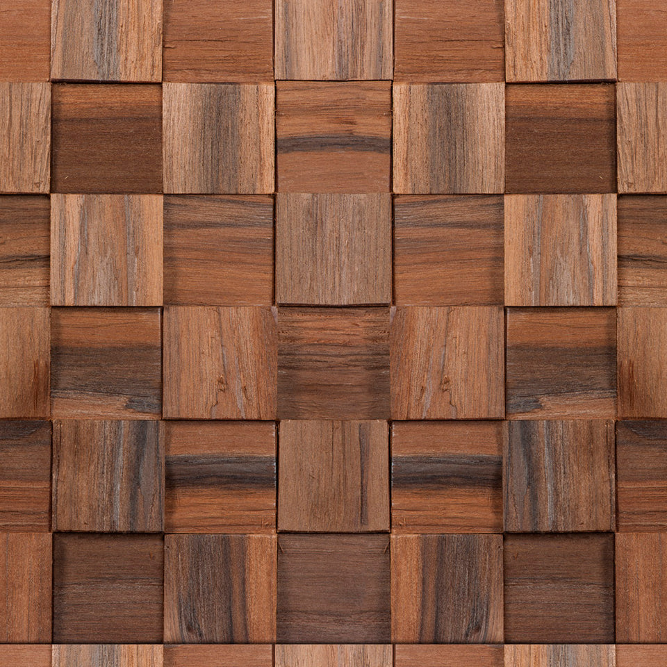 Mixed Grain Woodblock Wallpaper