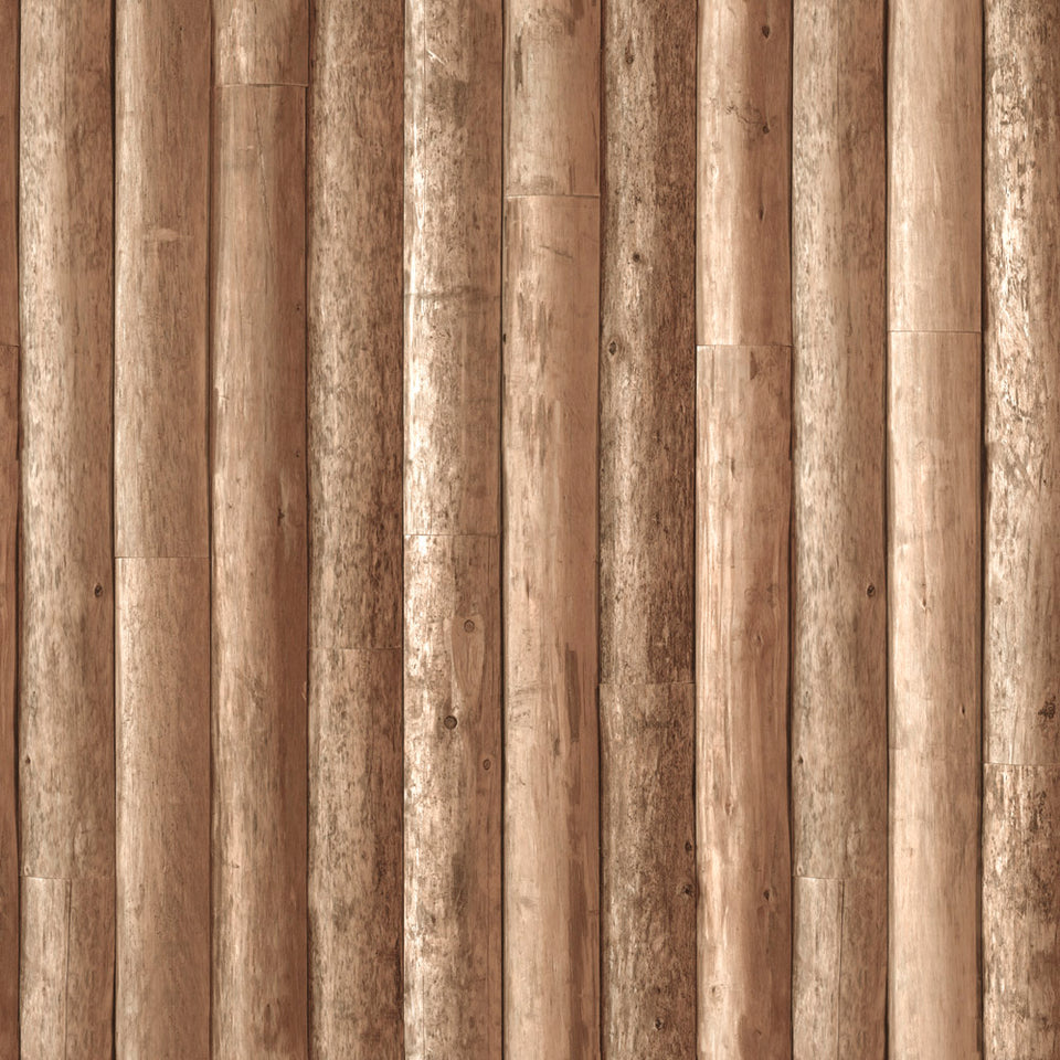 Wood Log Planks WW Wallpaper