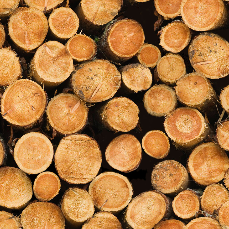 Stacked Logs Wallpaper