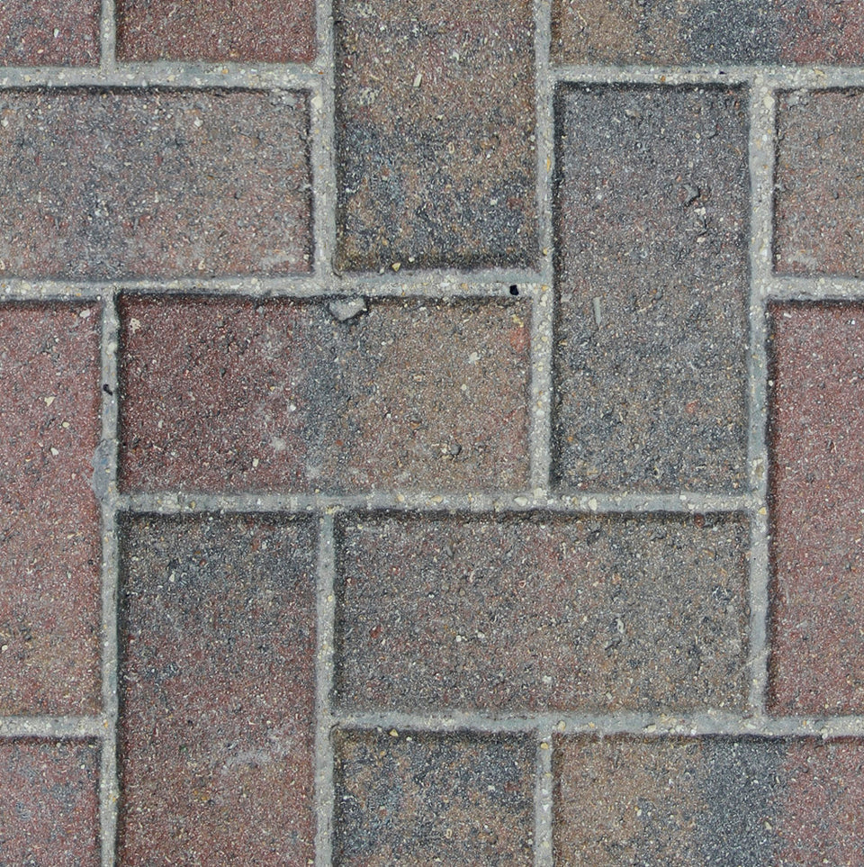 Grey Herringbone Brick Wallpaper
