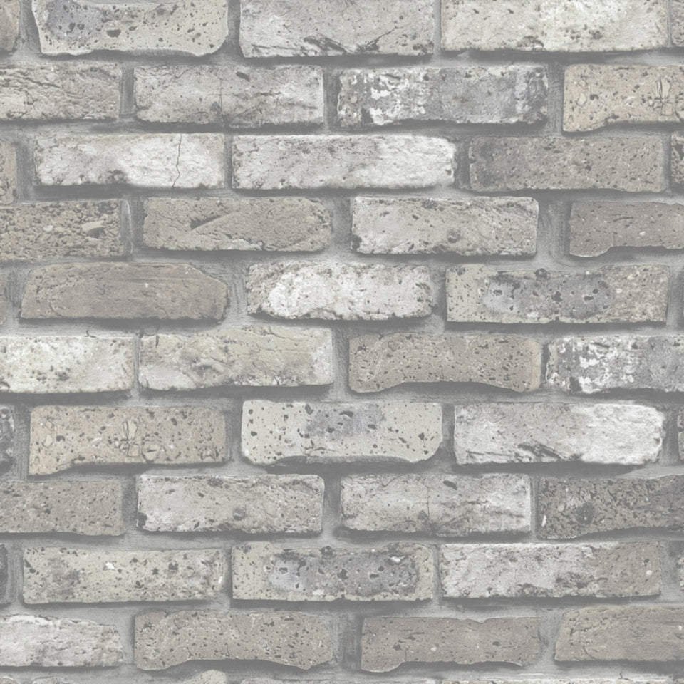 Grey Brick Wall Wallpaper