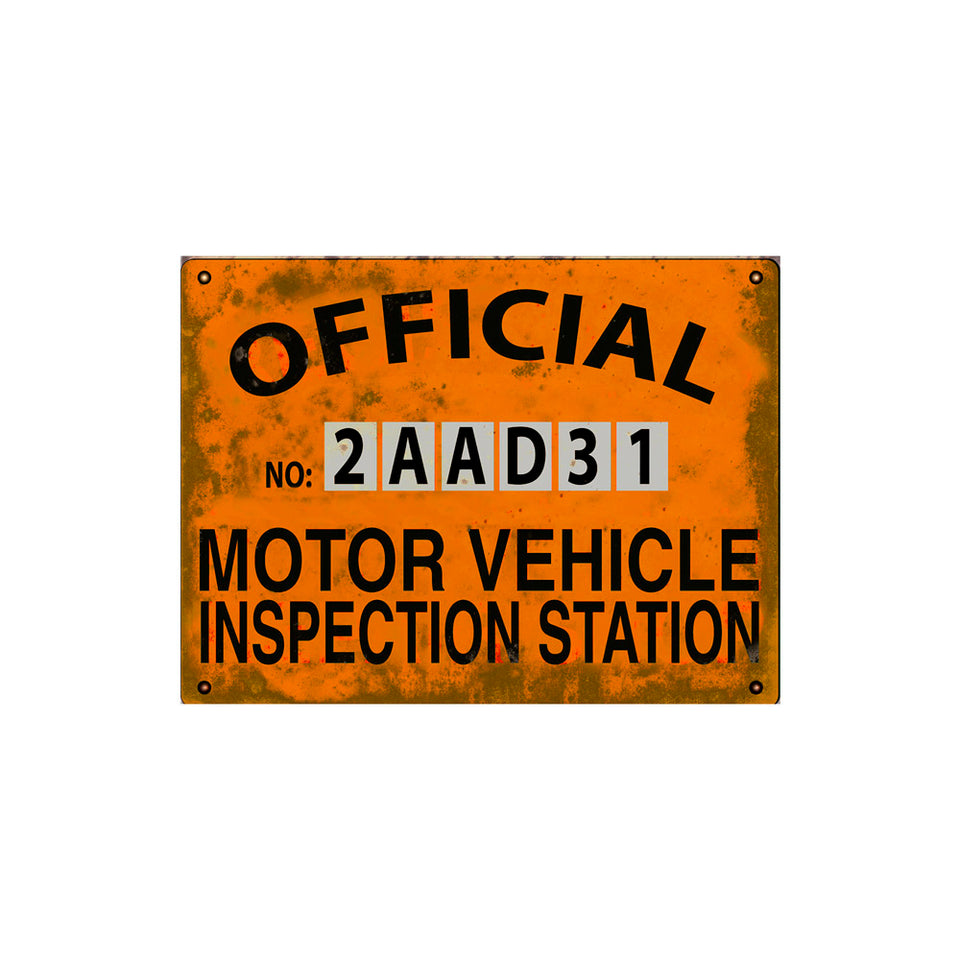 Inspection Station Sign Wallpaper