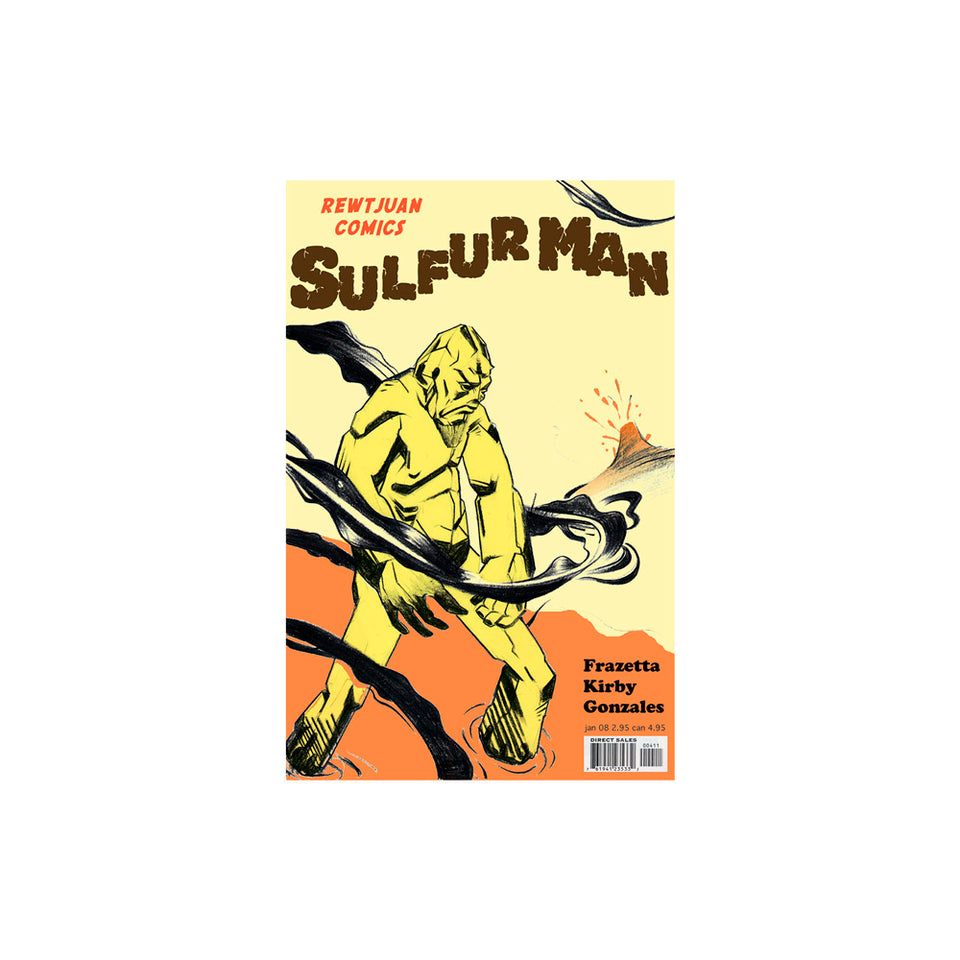 Sulfur Man Comic Book Wallpaper